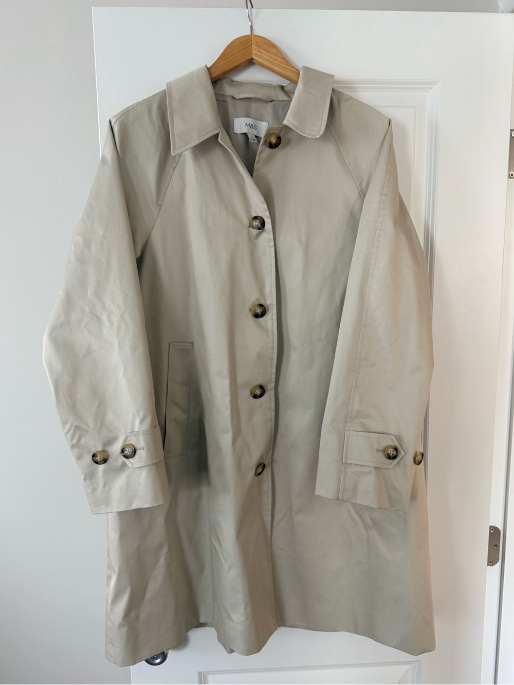 Marks & Spencer Women's Classic Beige Car Coat
